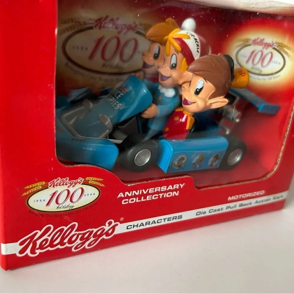 Kelloggs’s Rice Krispies Snap Crackle Pop 100 Anniversary Die Cast Action Kart